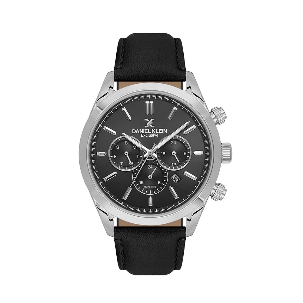 Daniel Klein Exclusive - Ceas Barbatesc Quartz Negru DK.6.14260-2