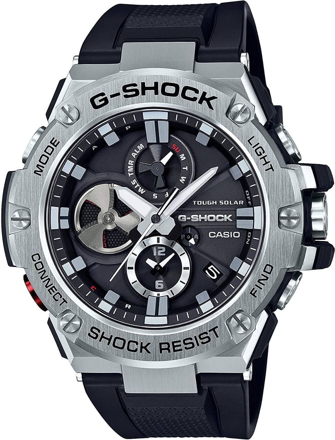 Мъжки часовник CASIO G-SHOCK WAVE CEPTOR SOLAR BLUETOOTH GST-B100-1AER