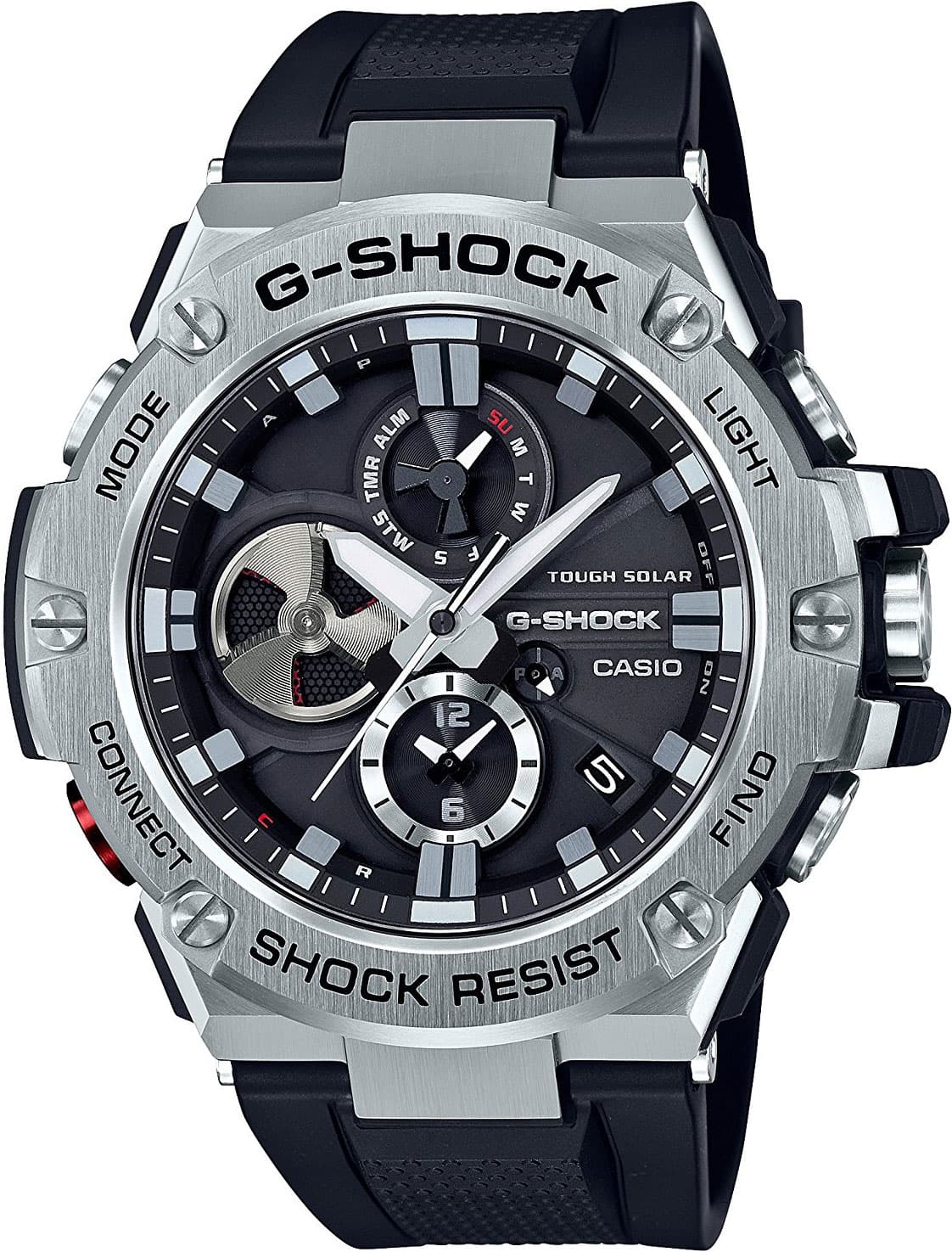 Мъжки часовник CASIO G-SHOCK WAVE CEPTOR SOLAR BLUETOOTH GST-B100-1AER