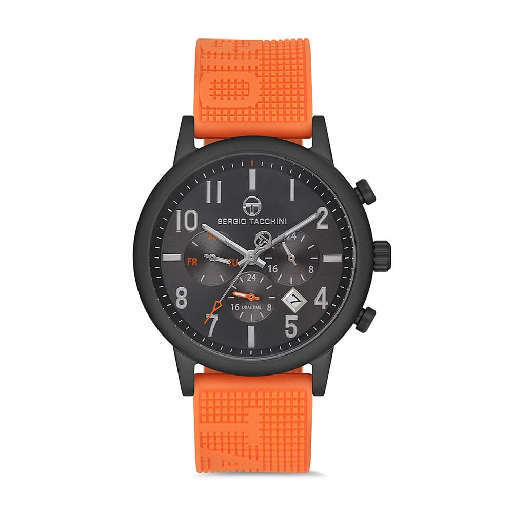 Sergio Tacchini Streamline - Ceas Barbatesc Quartz Portocaliu ST.1.10105.7