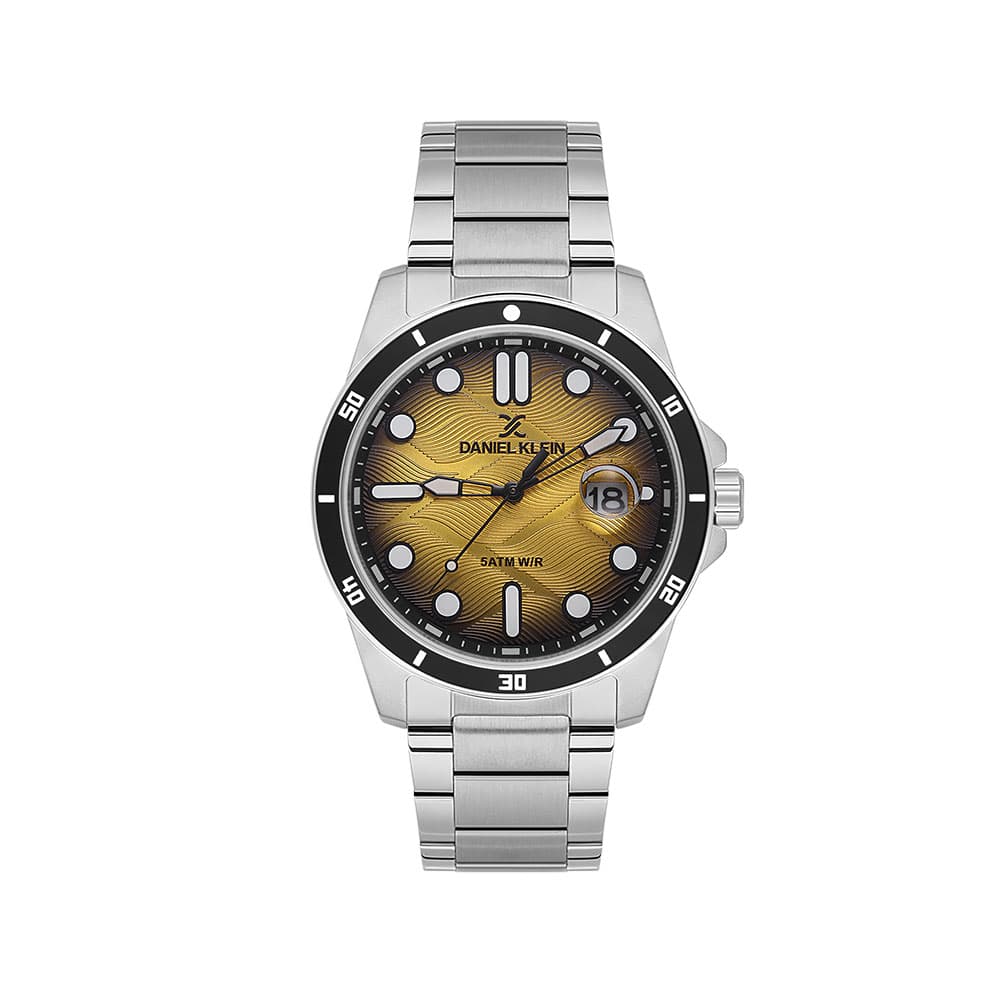 Daniel Klein Premium - Ceas Barbatesc Quartz Argintiu DK.1.14066.6