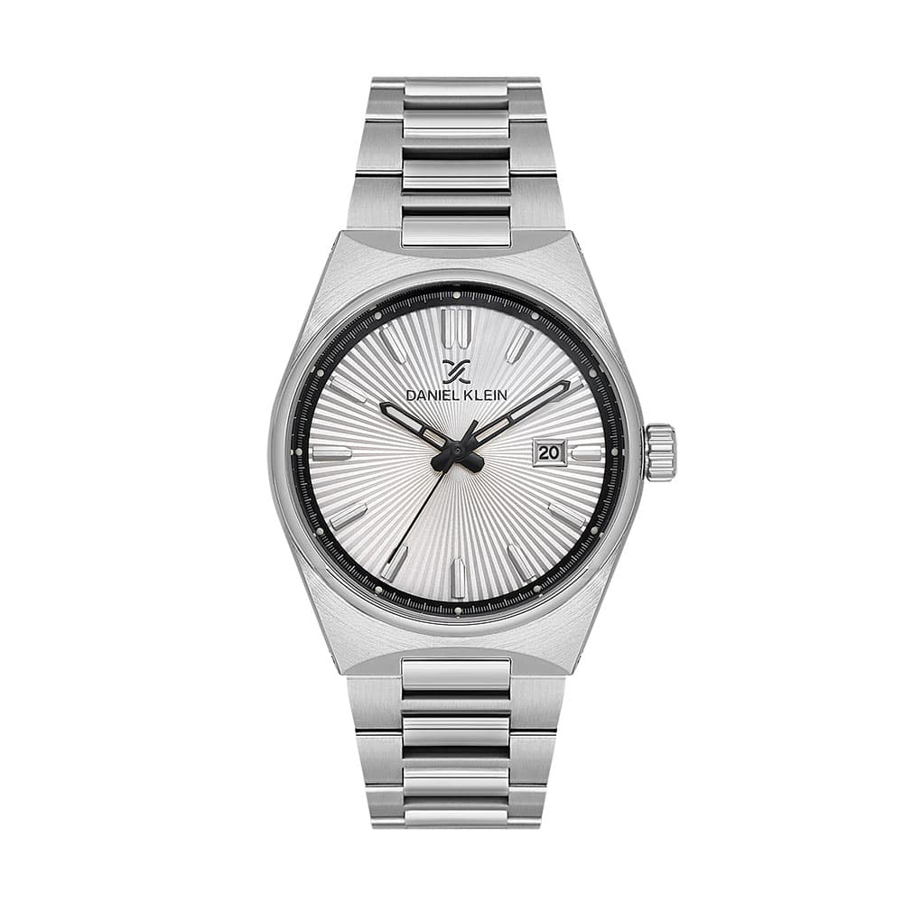Daniel Klein Premium - Ceas Barbatesc Quartz Argintiu DK.1.14140.1