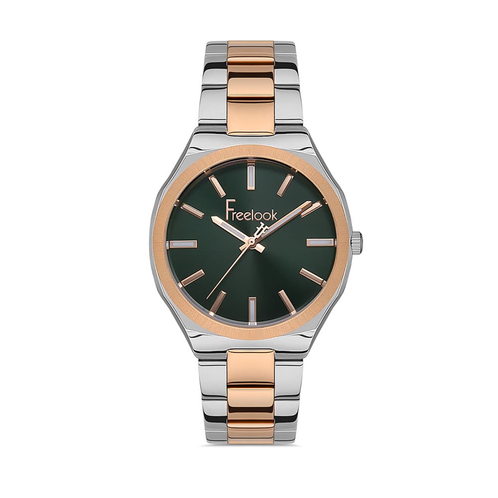 Freelook Eiffel - Ceas Dama Quartz Auriu Rose FL.1.10386.5