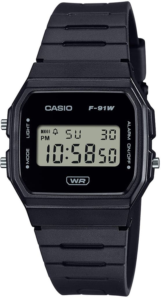Дигитален часовник Casio - F-91WB-1AEF
