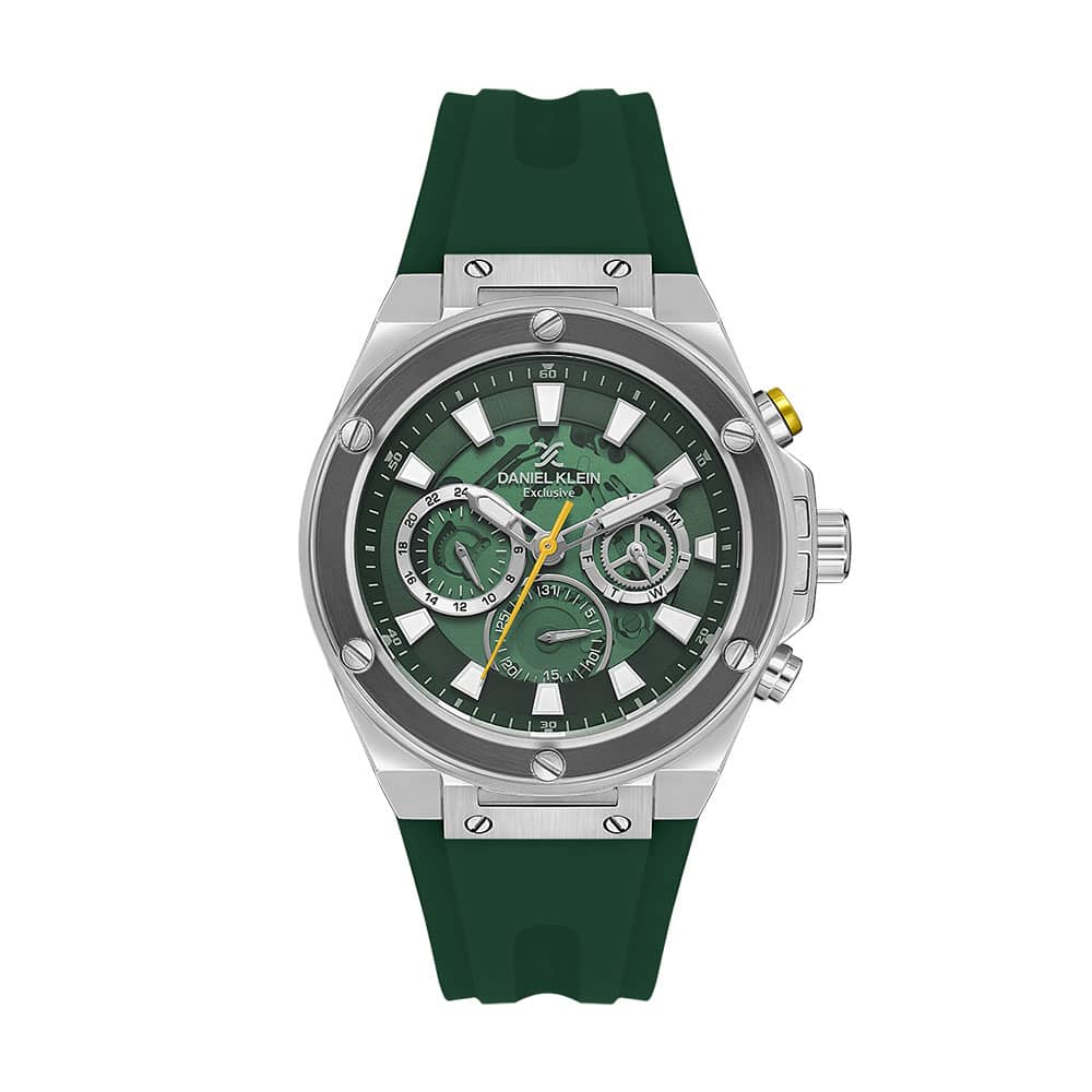 Daniel Klein Exclusive - Ceas Barbatesc Quartz Verde DK.1.13889.2