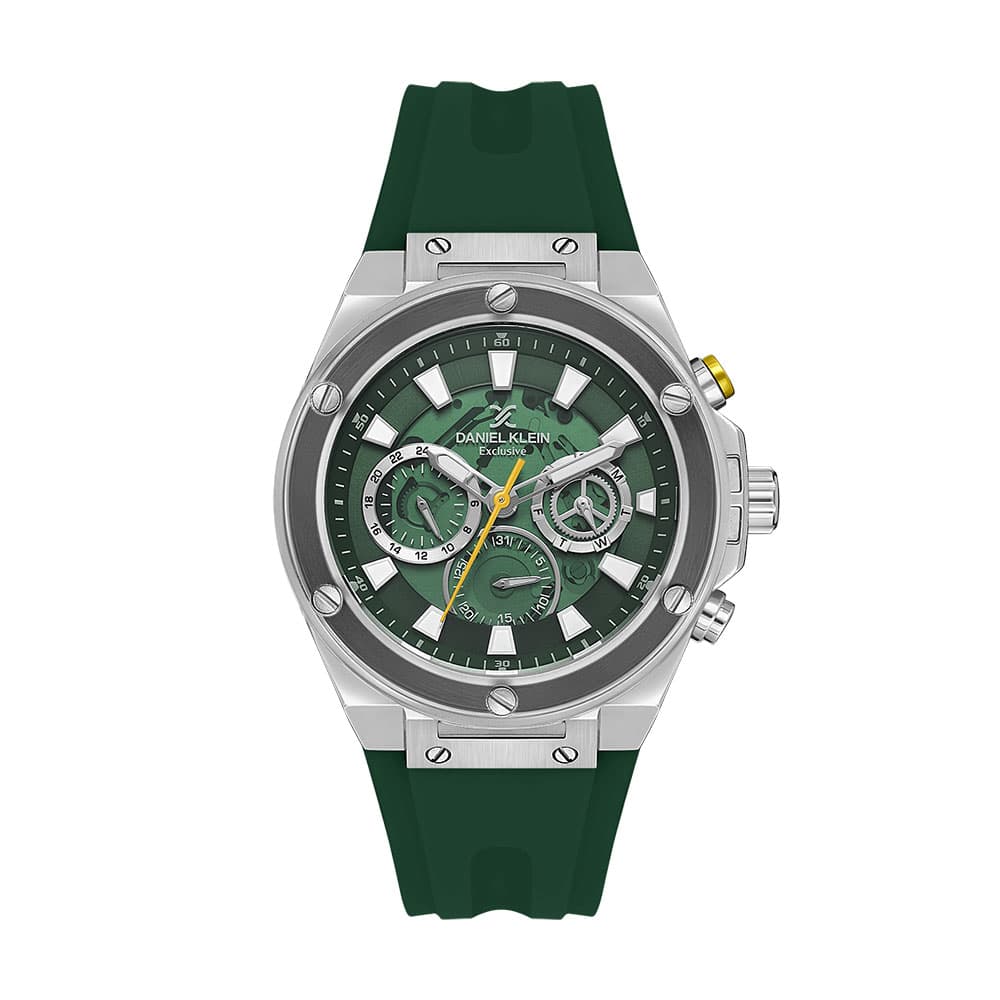 Daniel Klein Exclusive - Ceas Barbatesc Quartz Verde DK.1.13889.2