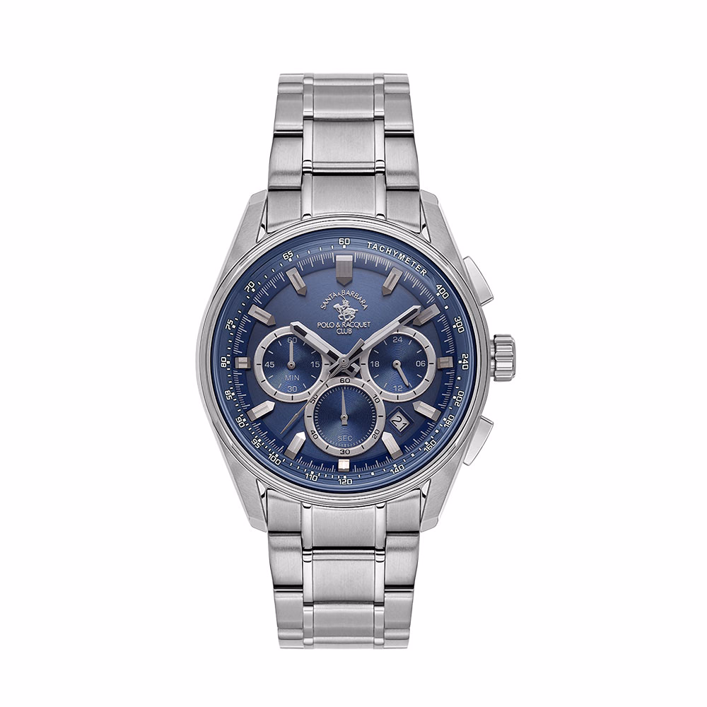 Santa Barbara Polo Legend - Ceas Barbatesc Quartz Argintiu SB.1.10634.3