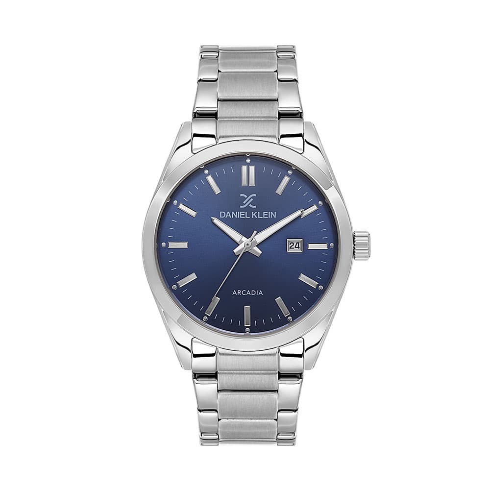 Daniel Klein Arcadia - Ceas Barbatesc Quartz Argintiu DK.6.14273-3