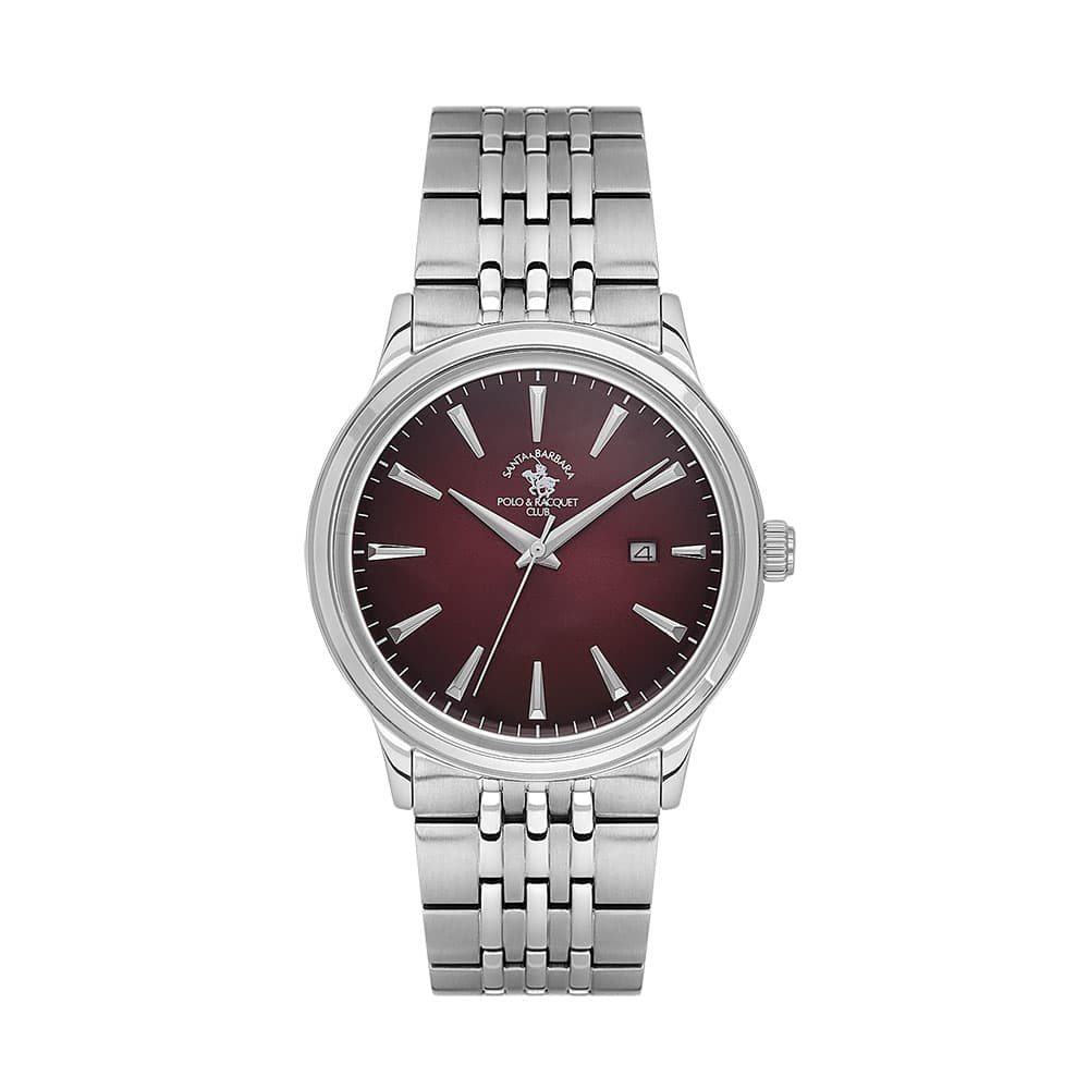 Santa Barbara Polo Noble - Ceas Barbatesc Quartz Argintiu SB.4.10021.5