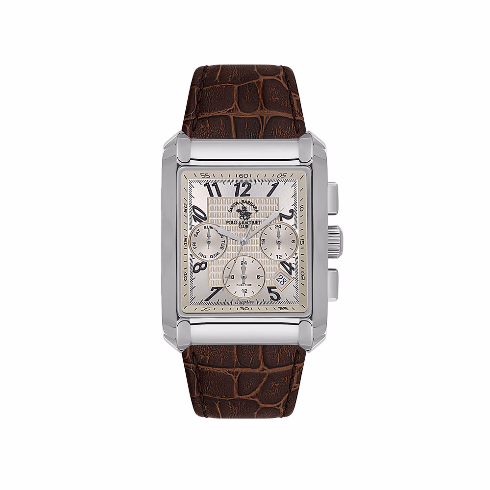Santa Barbara Polo Legend - Ceas Barbatesc Quartz Maro SB.1.10550.2