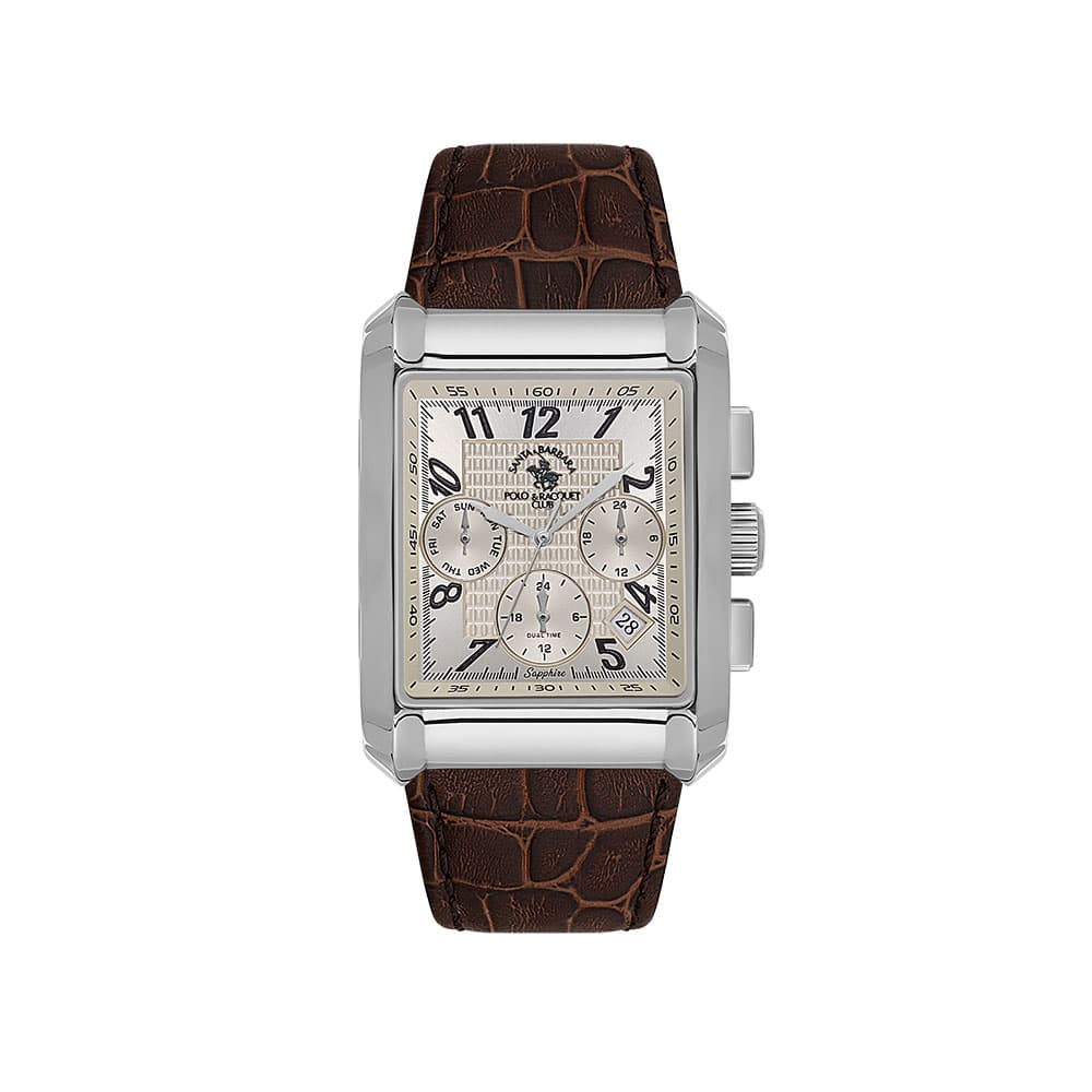 Santa Barbara Polo Legend - Ceas Barbatesc Quartz Maro SB.1.10550.2