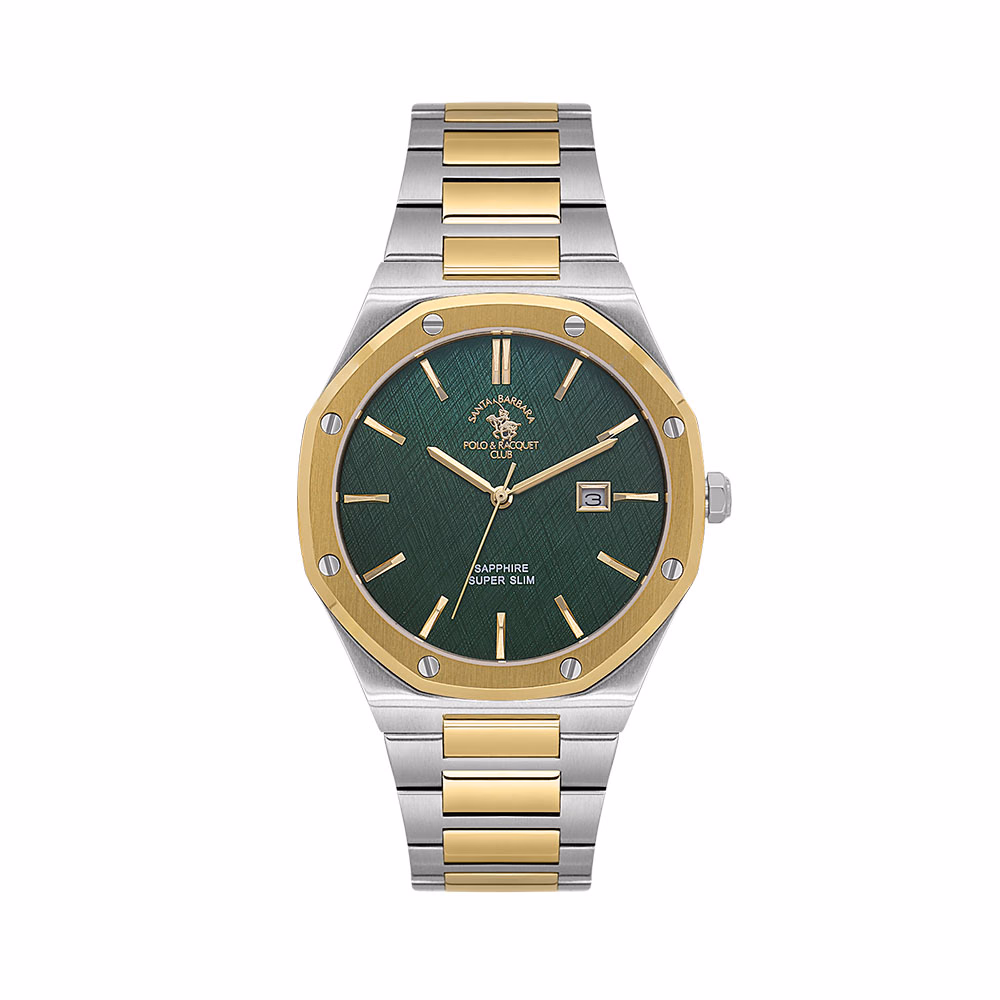 Santa Barbara Polo Noble - Ceas Barbatesc Quartz Auriu SB.1.10673.5