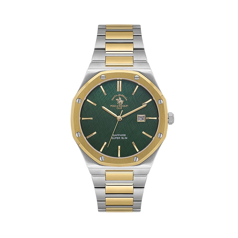 Santa Barbara Polo Noble - Ceas Barbatesc Quartz Auriu SB.1.10673.5
