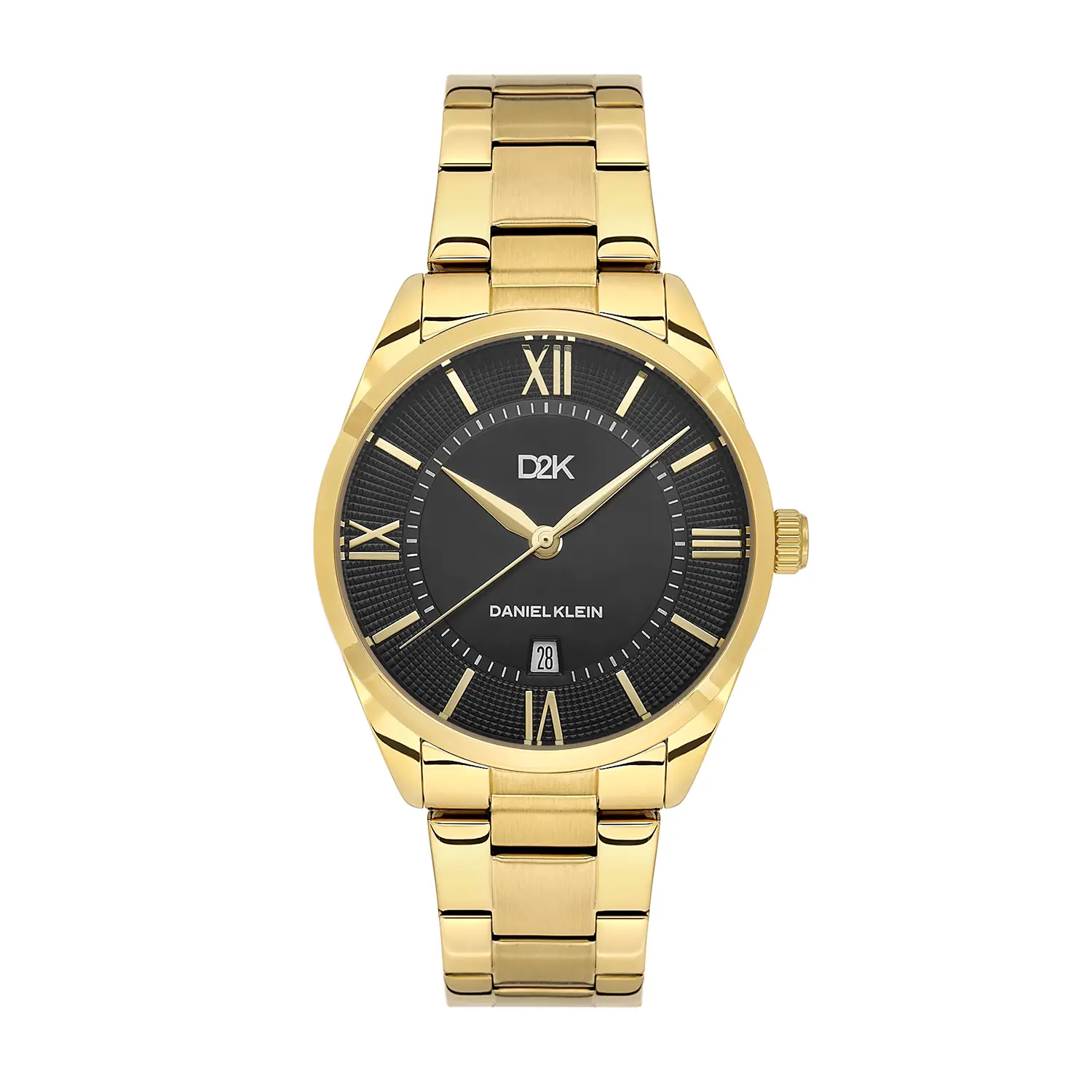 Daniel Klein D2K DK.6.14452-5 - Ceas barbatesc quartz auriu