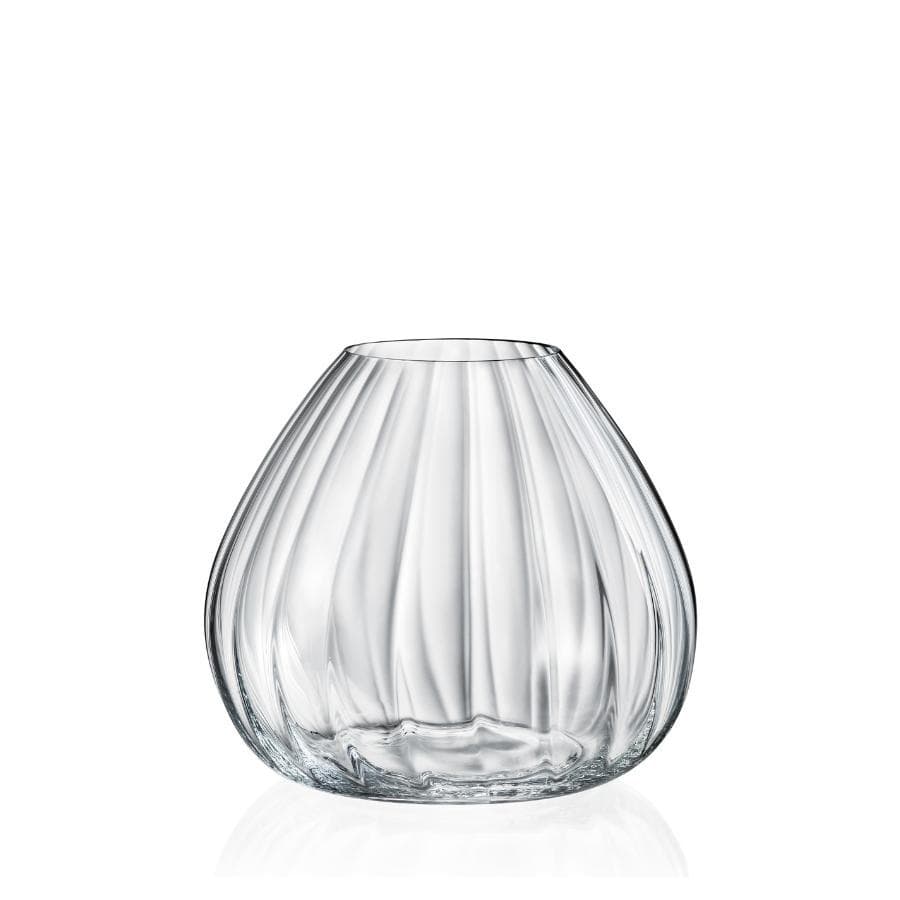 WATERFALL Vaza sticla cristalina 18.5 cm