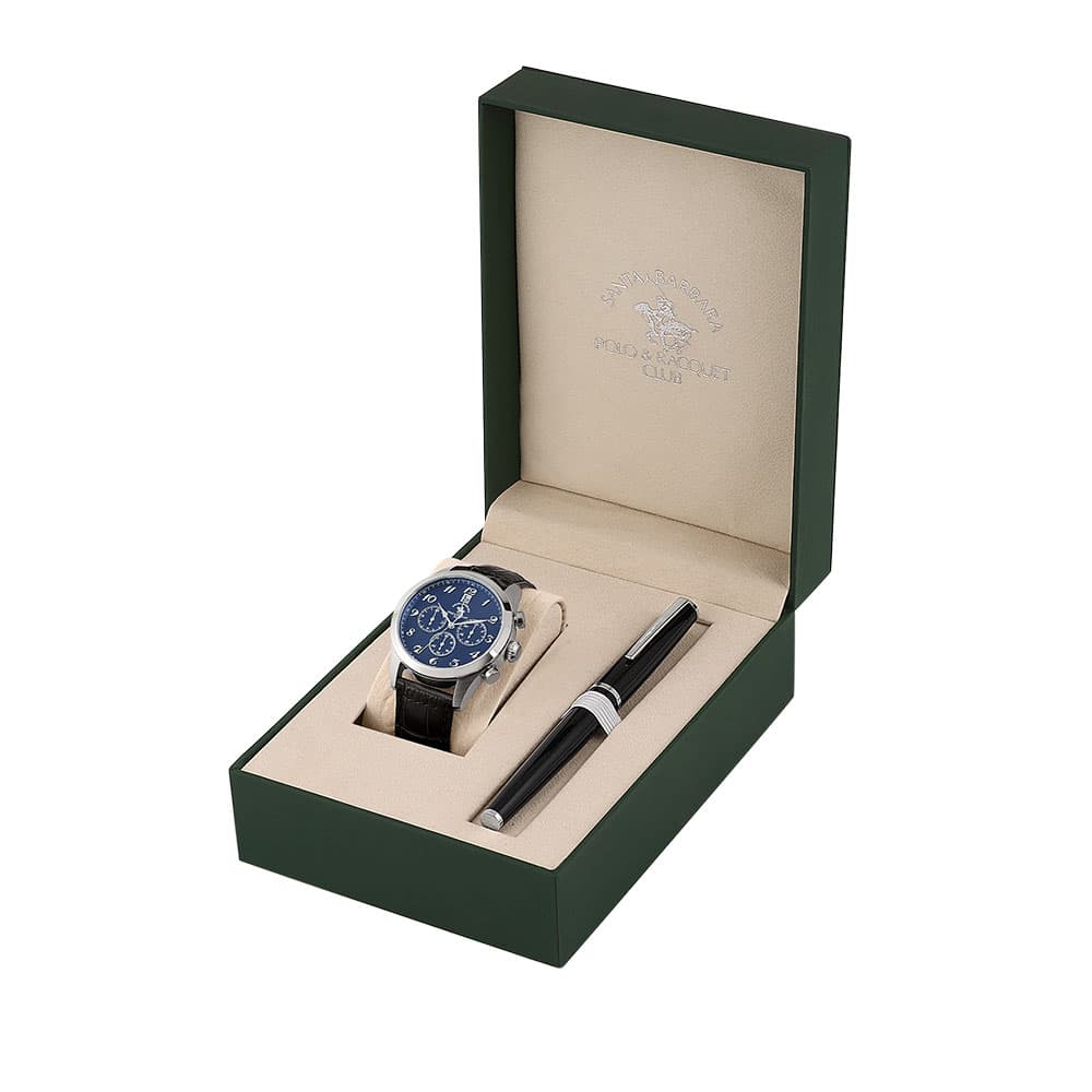 Santa Barbara Polo Noble - Ceas Barbatesc Quartz Maro SB.1.10551.2