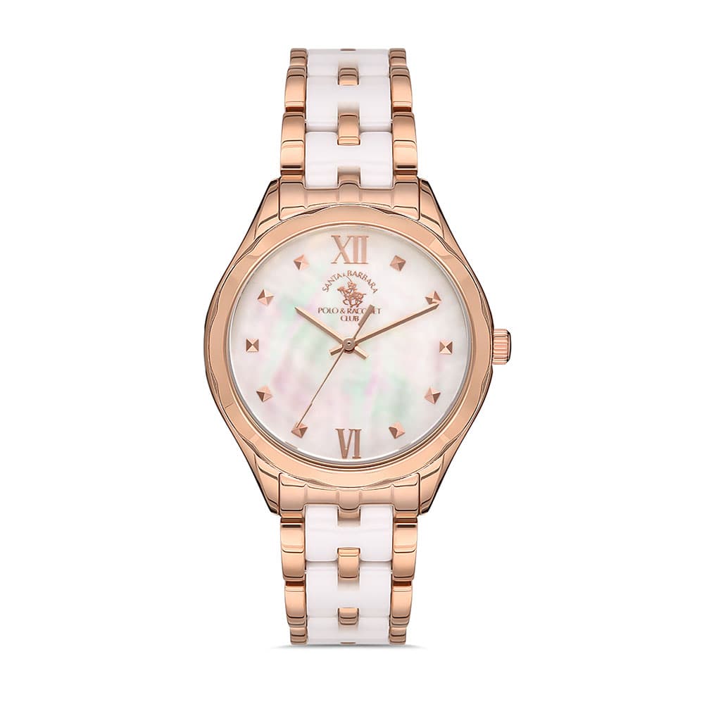Santa Barbara Polo Unique - Ceas Dama Quartz Alb SB.1.10300.3