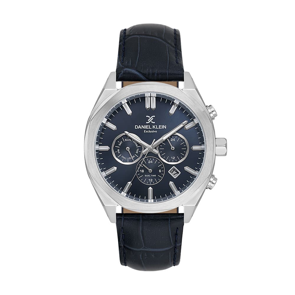 Daniel Klein Exclusive - Ceas Barbatesc Quartz Bleumarin DK.1.14065.3