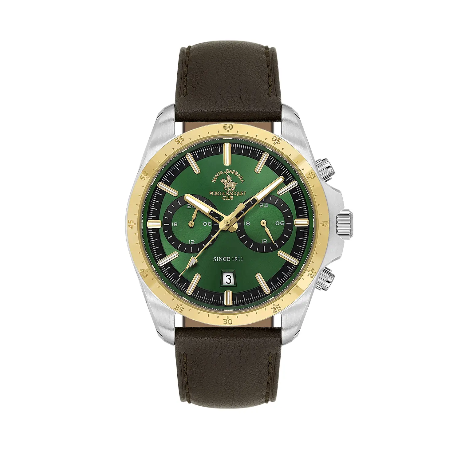 Santa Barbara Polo Legend - Ceas Barbatesc Quartz Maro SB.1.10699-4