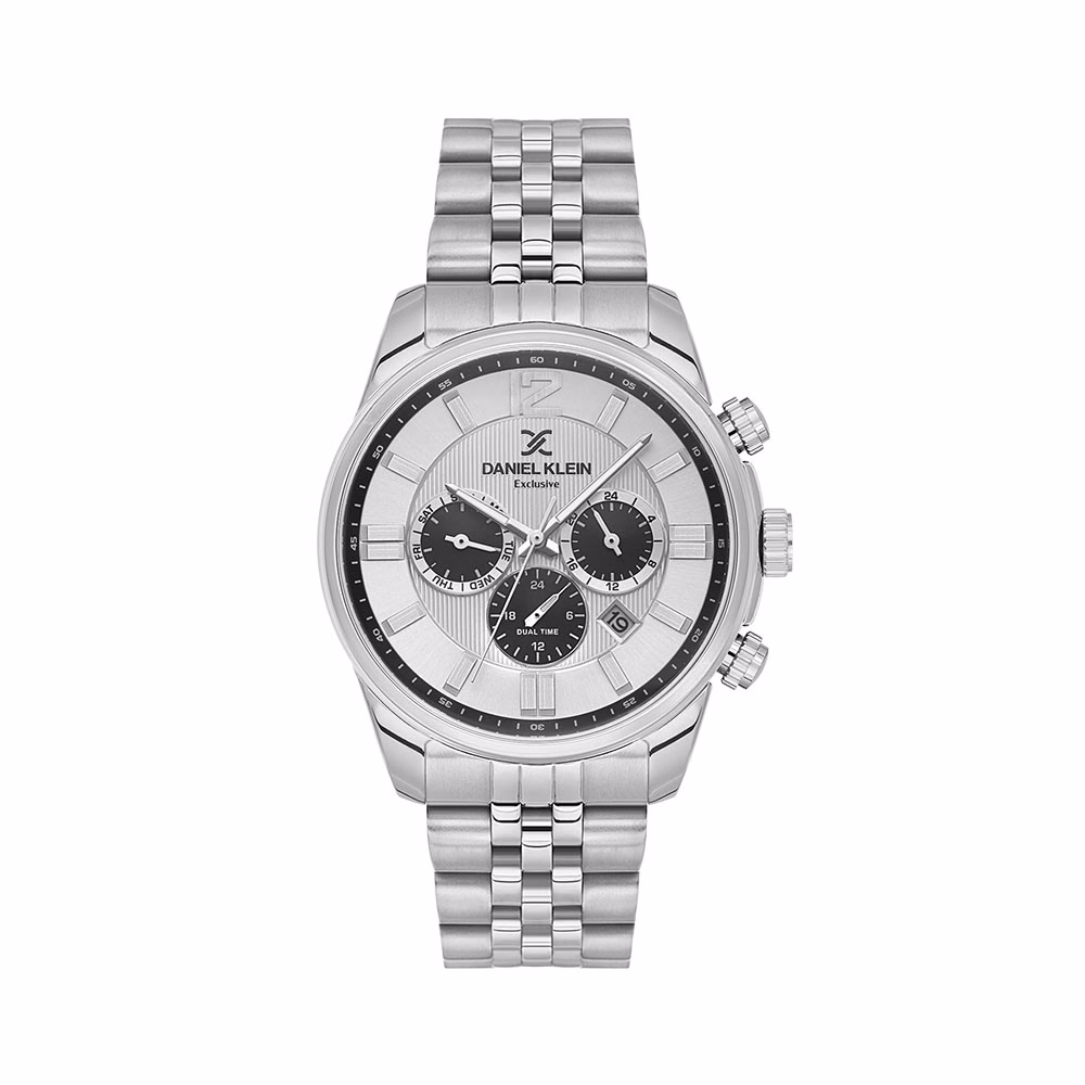 Daniel Klein Exclusive - Ceas Barbatesc Quartz Argintiu DK.6.14232.1