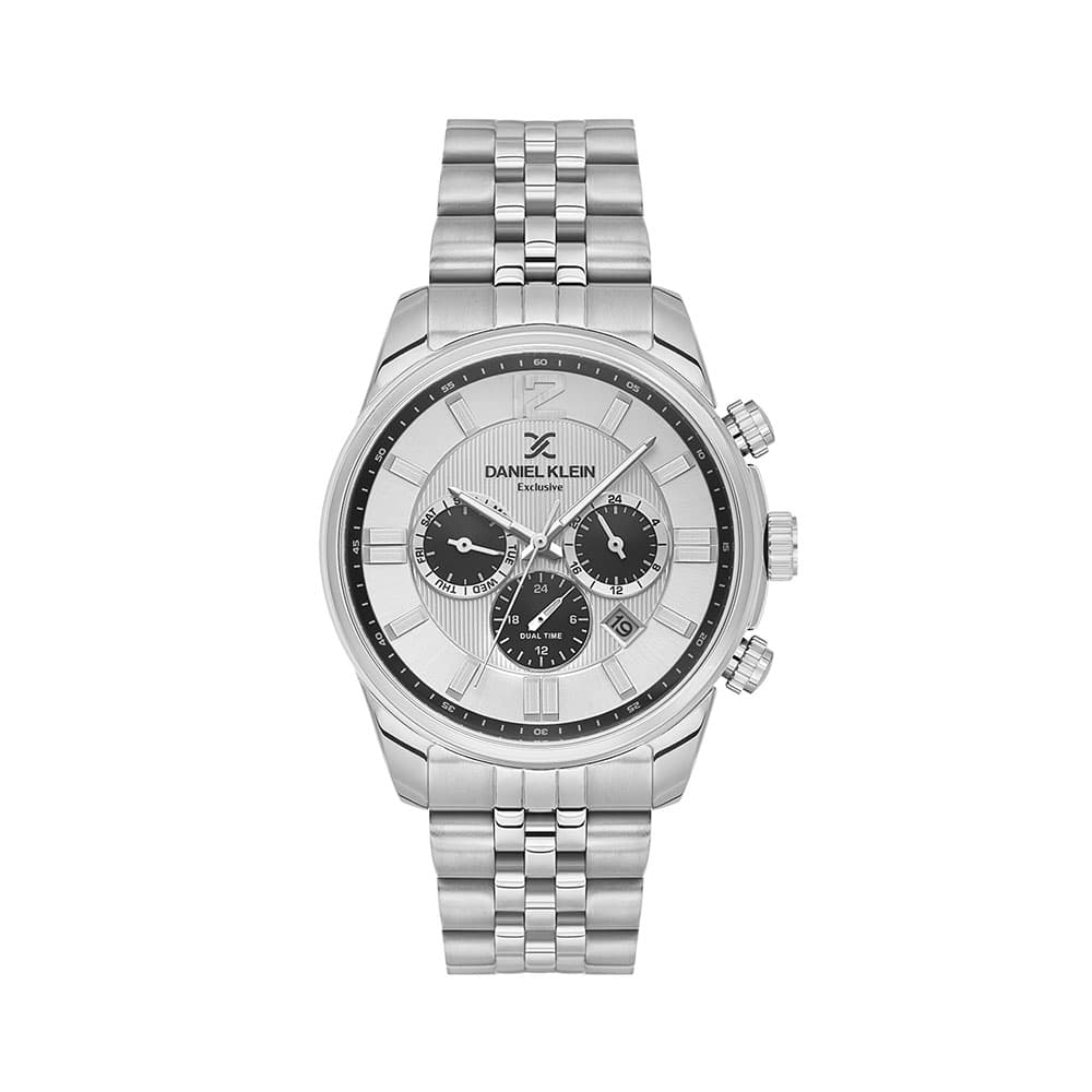 Daniel Klein Exclusive - Ceas Barbatesc Quartz Argintiu DK.6.14232.1