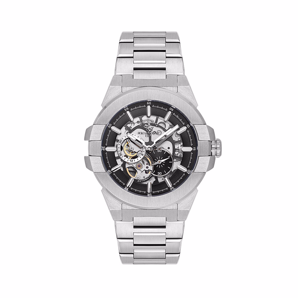 Santa Barbara Polo Legend - Ceas Barbatesc Automatic Argintiu SB.1.10636.2