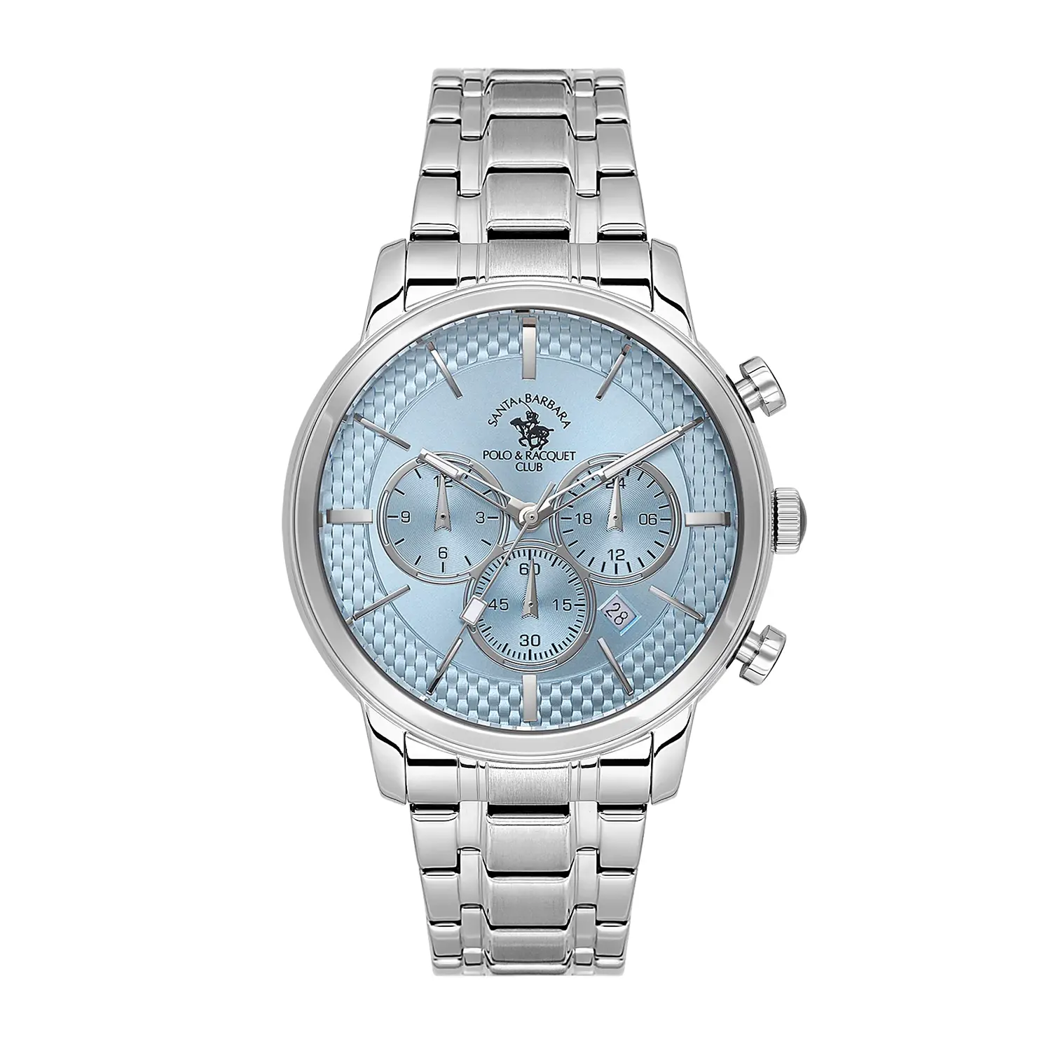 Santa Barbara Polo Legend - Ceas Barbatesc Quartz Argintiu SB.4.10046-4