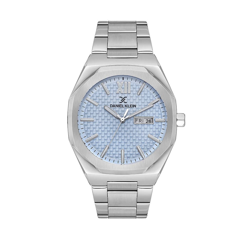 Daniel Klein Premium - Ceas Barbatesc Quartz Argintiu DK.1.14149.4