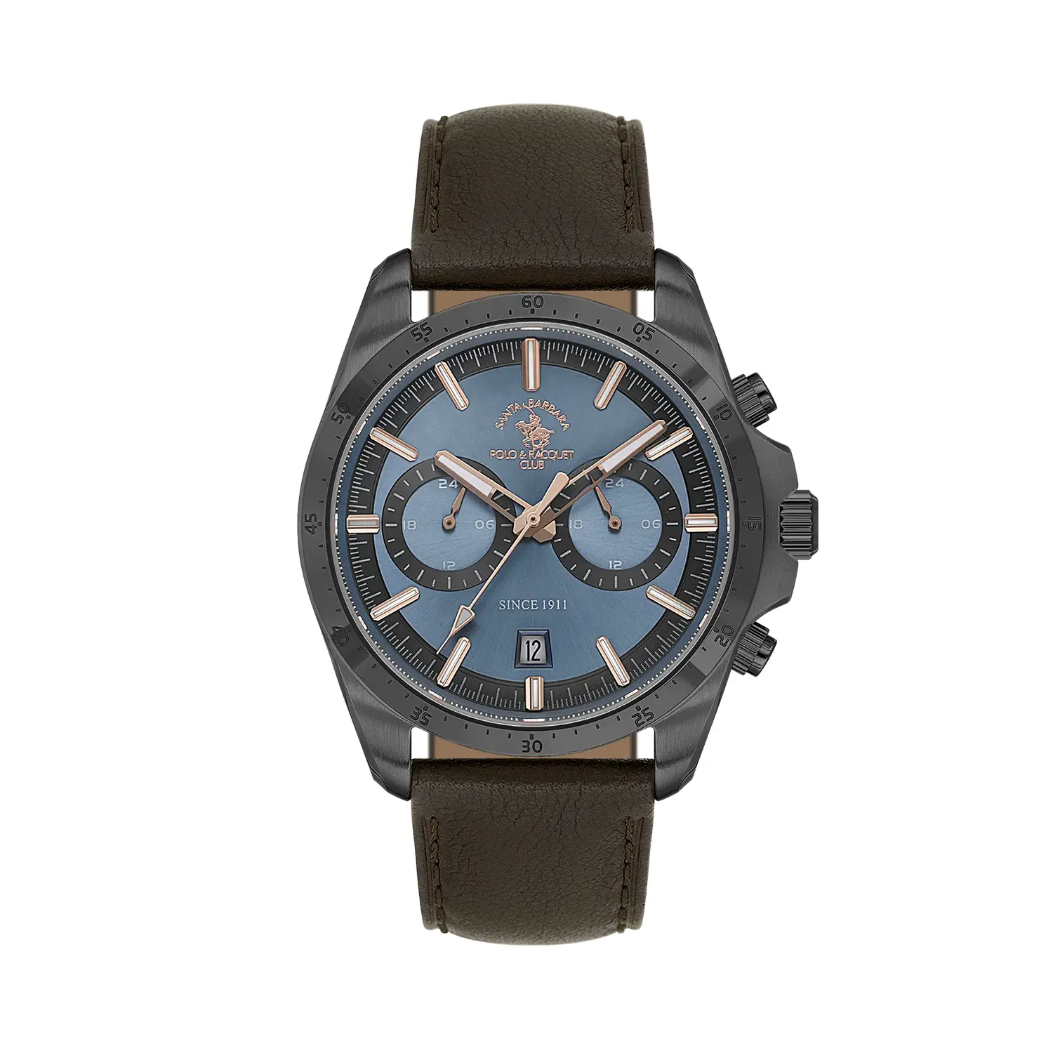 Santa Barbara Polo Legend - Ceas Barbatesc Quartz Maro SB.1.10699-5