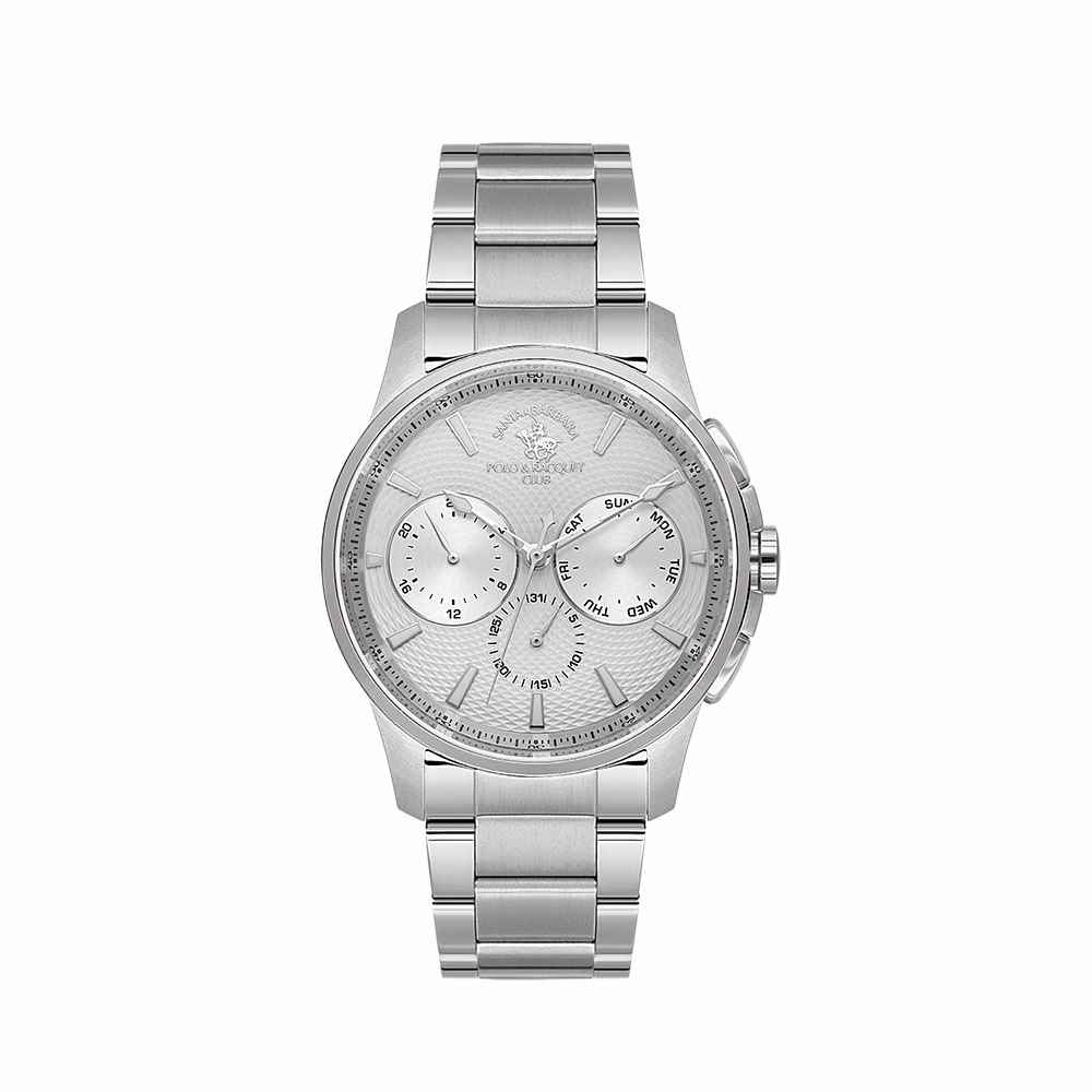 Santa Barbara Polo Legend - Ceas Barbatesc Quartz Argintiu SB.1.10651.1