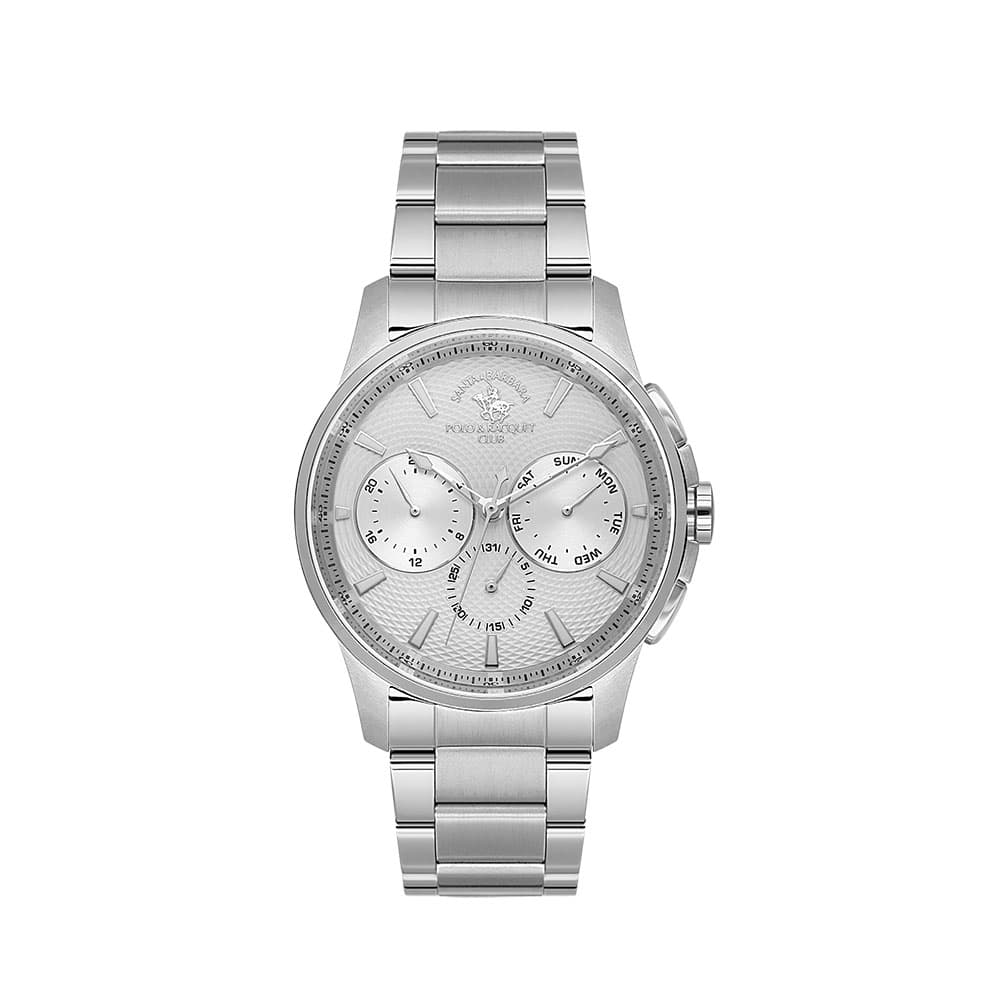 Santa Barbara Polo Legend - Ceas Barbatesc Quartz Argintiu SB.1.10651.1