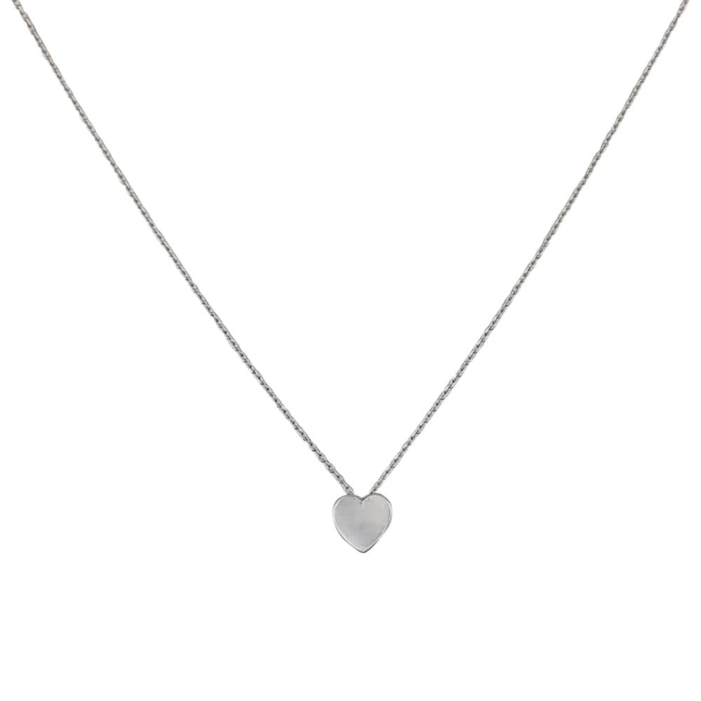 Lant argint Simple heart