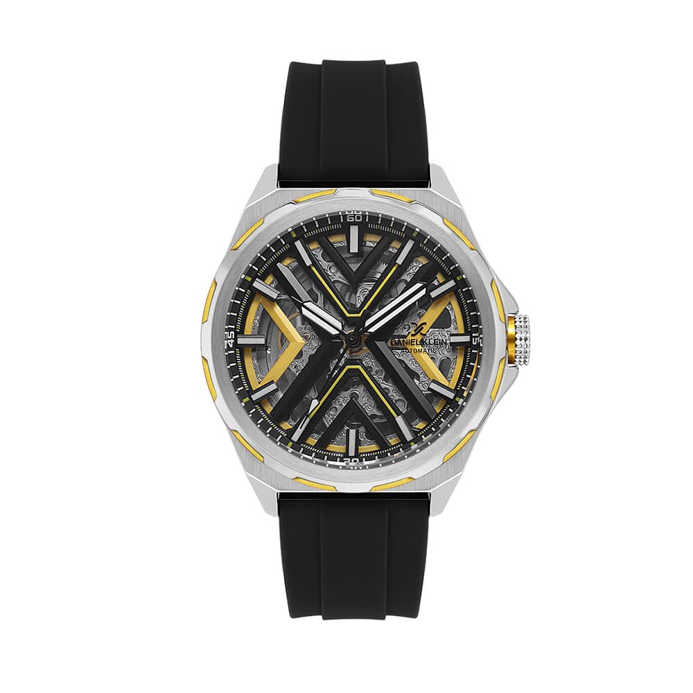 Daniel Klein Skeleton - Ceas Barbatesc Automatic Negru DK.1.14017.5