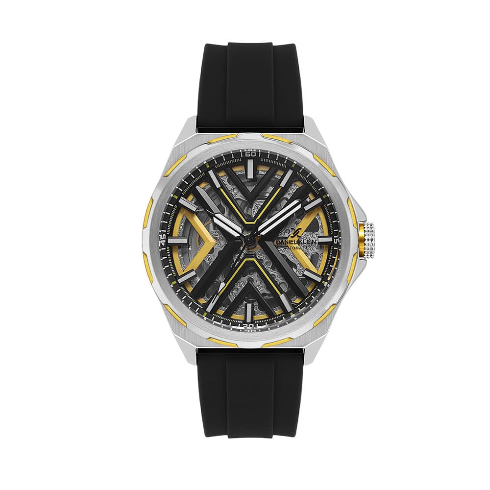 Daniel Klein Skeleton - Ceas Barbatesc Automatic Negru DK.1.14017.5