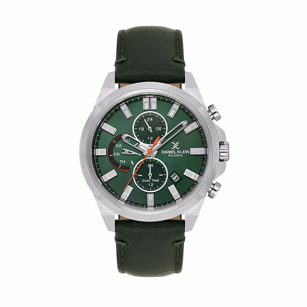 Daniel Klein Exclusive - Ceas Barbatesc Quartz Verde DK.1.14244-3