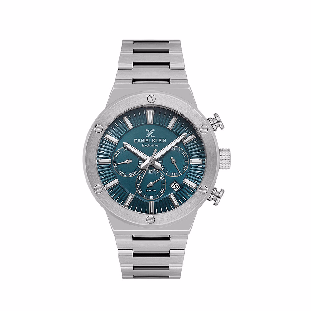 Daniel Klein Exclusive - Ceas Barbatesc Quartz Argintiu DK.1.13996.3