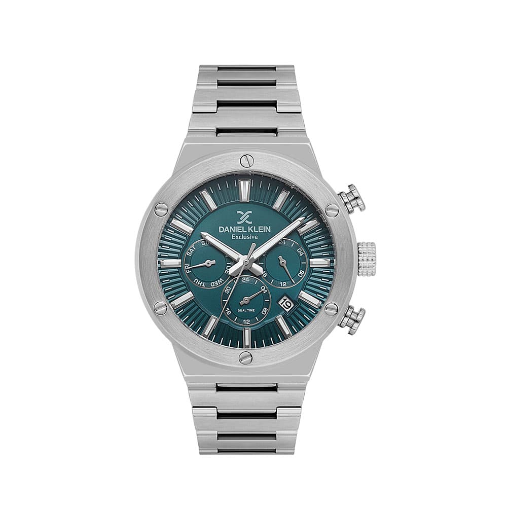 Daniel Klein Exclusive - Ceas Barbatesc Quartz Argintiu DK.1.13996.3
