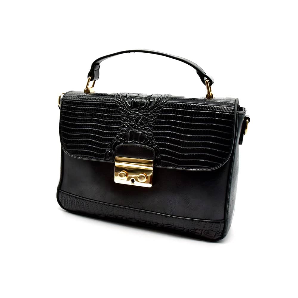 Poseta Athena Din Piele Ecologica Neagra