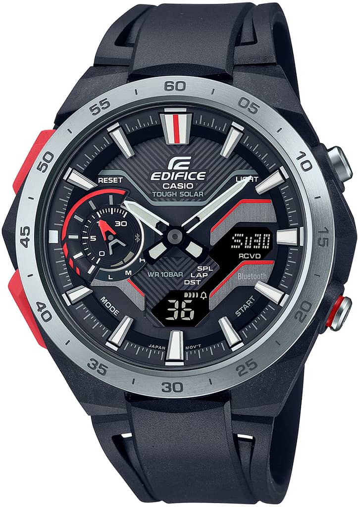 Мъжки часовник Casio Edifice Bluetooth Solar - ECB-2200P-1AEF