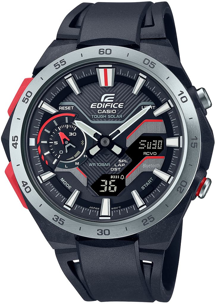 Мъжки часовник Casio Edifice Bluetooth Solar - ECB-2200P-1AEF