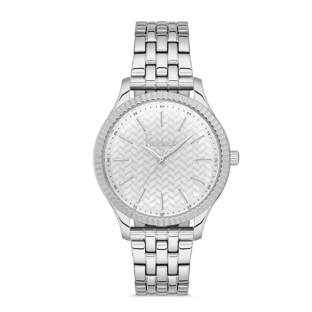 Freelook Eiffel - Ceas Dama Quartz Argintiu FL.1.10152.1