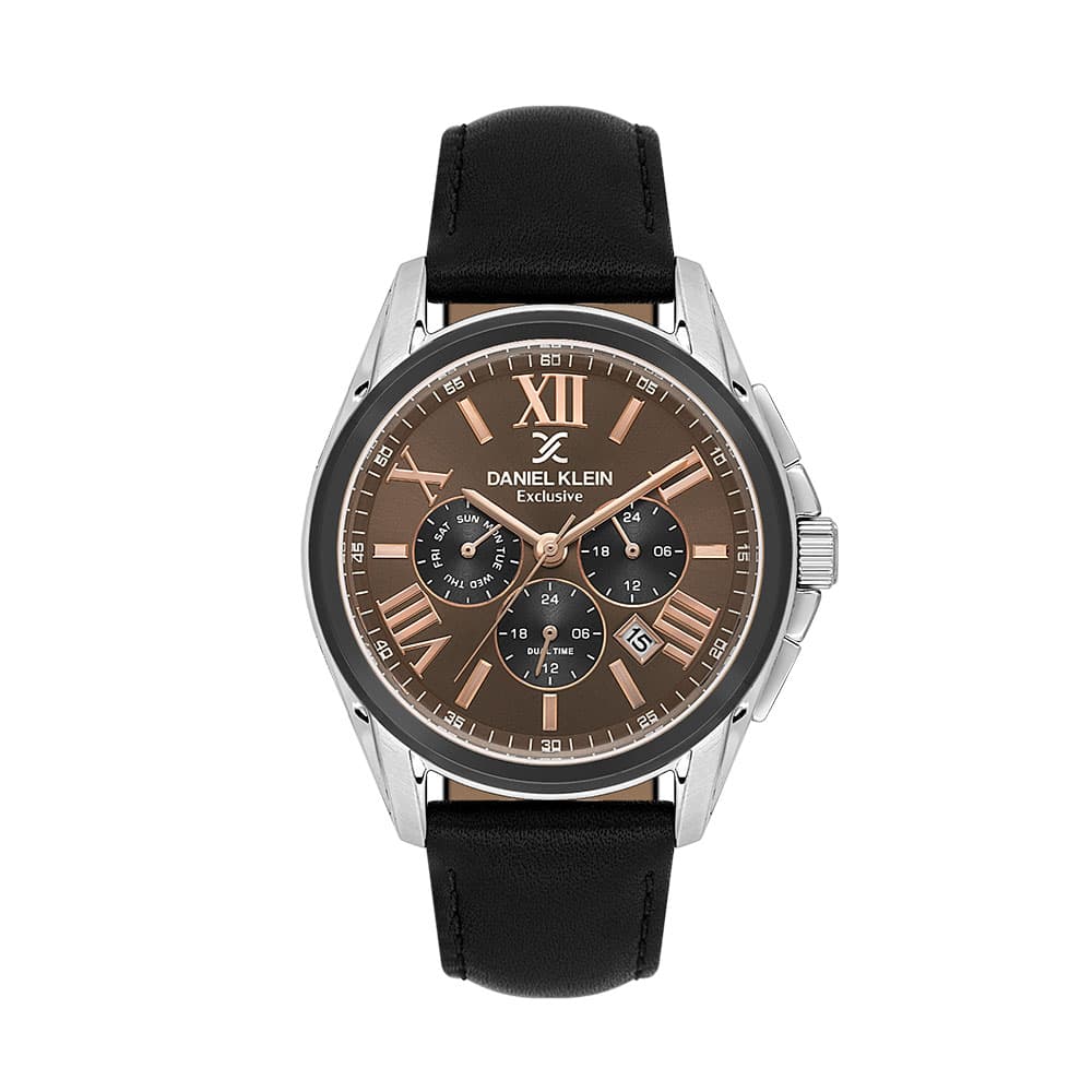 Daniel Klein Exclusive - Ceas Barbatesc Quartz Negru DK.1.14223.6