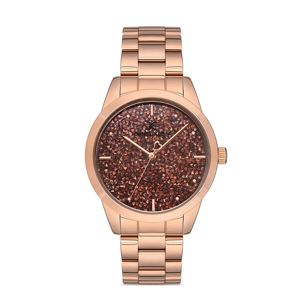 Daniel Klein Premium - Ceas Dama Quartz Auriu Rose DK.1.13055.2