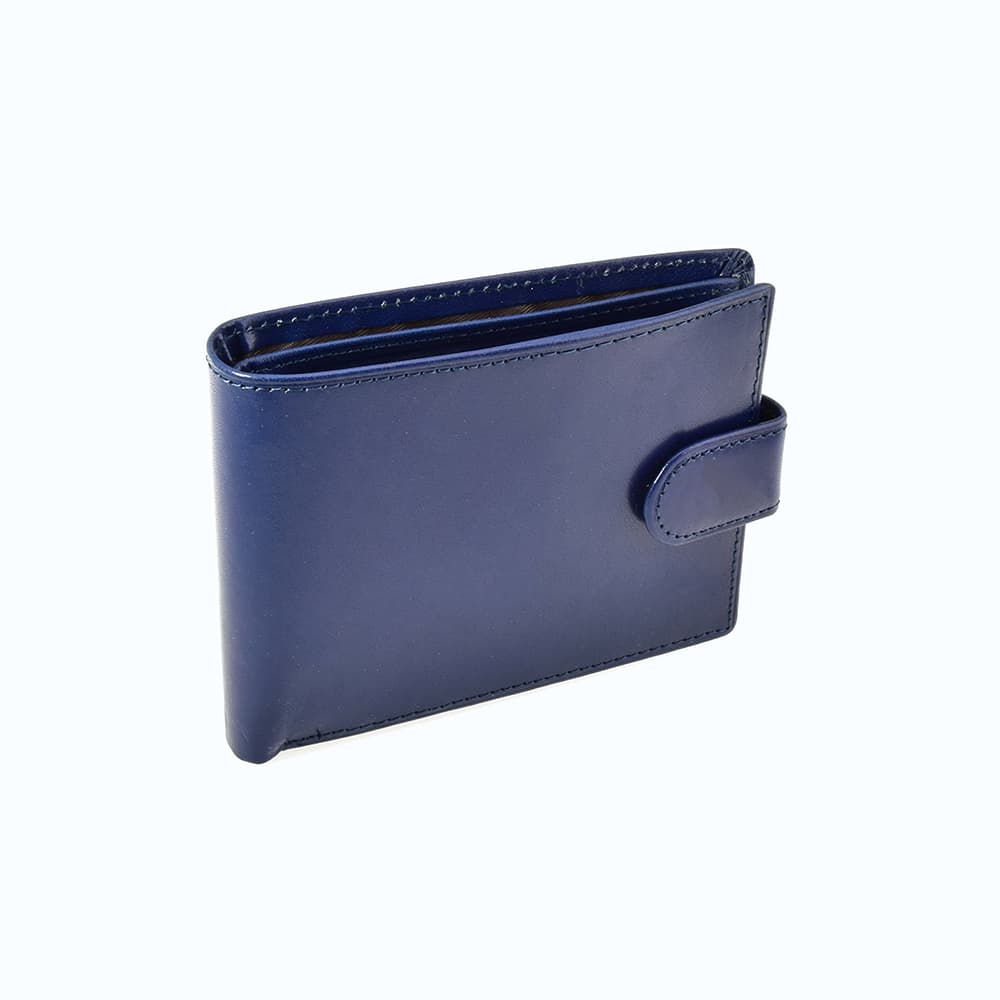 Portofel bleumarin, pentru barbati, din piele naturala, H005-12
