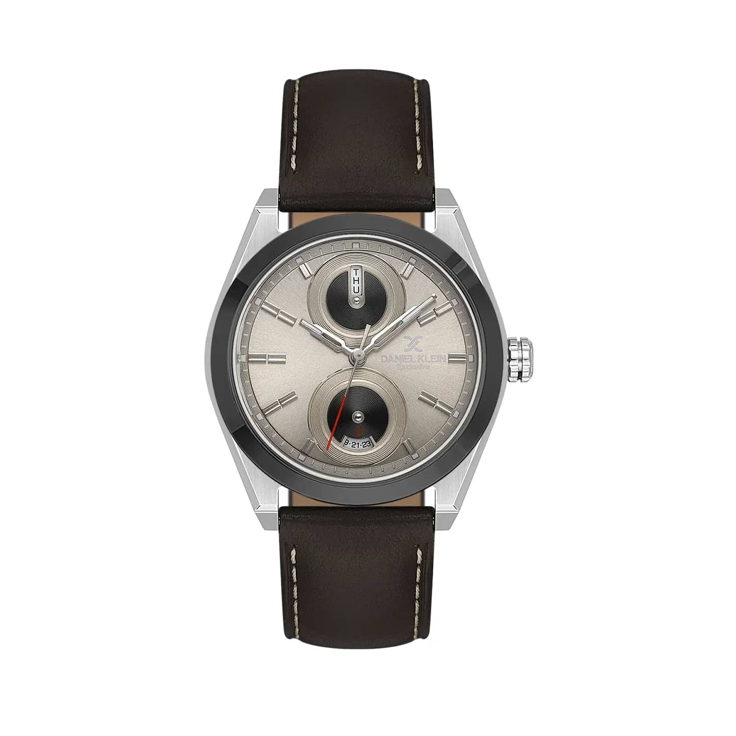 Daniel Klein Exclusive - Ceas barbatesc quartz maro DK.1.14360-5