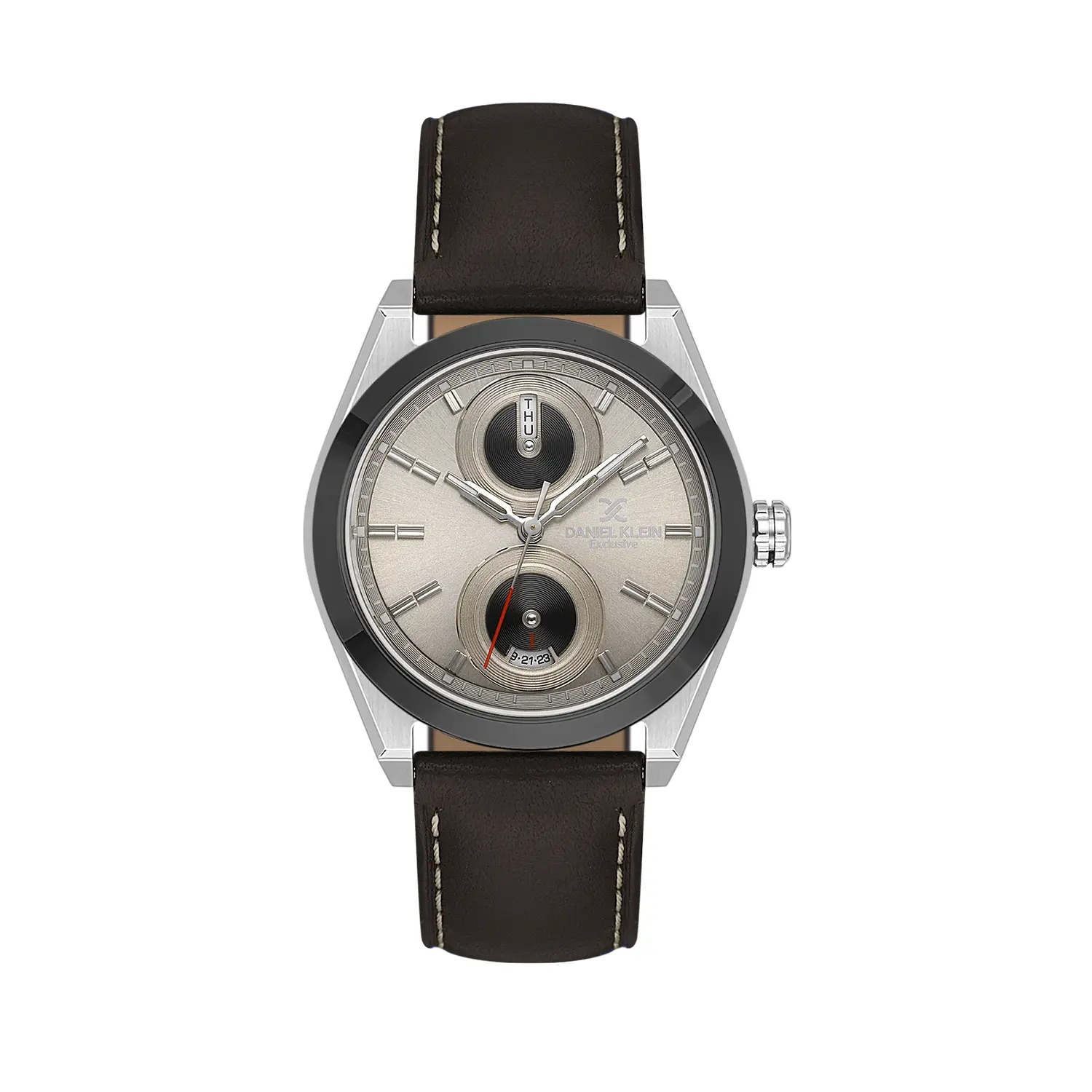 Daniel Klein Exclusive - Ceas barbatesc quartz maro DK.1.14360-5