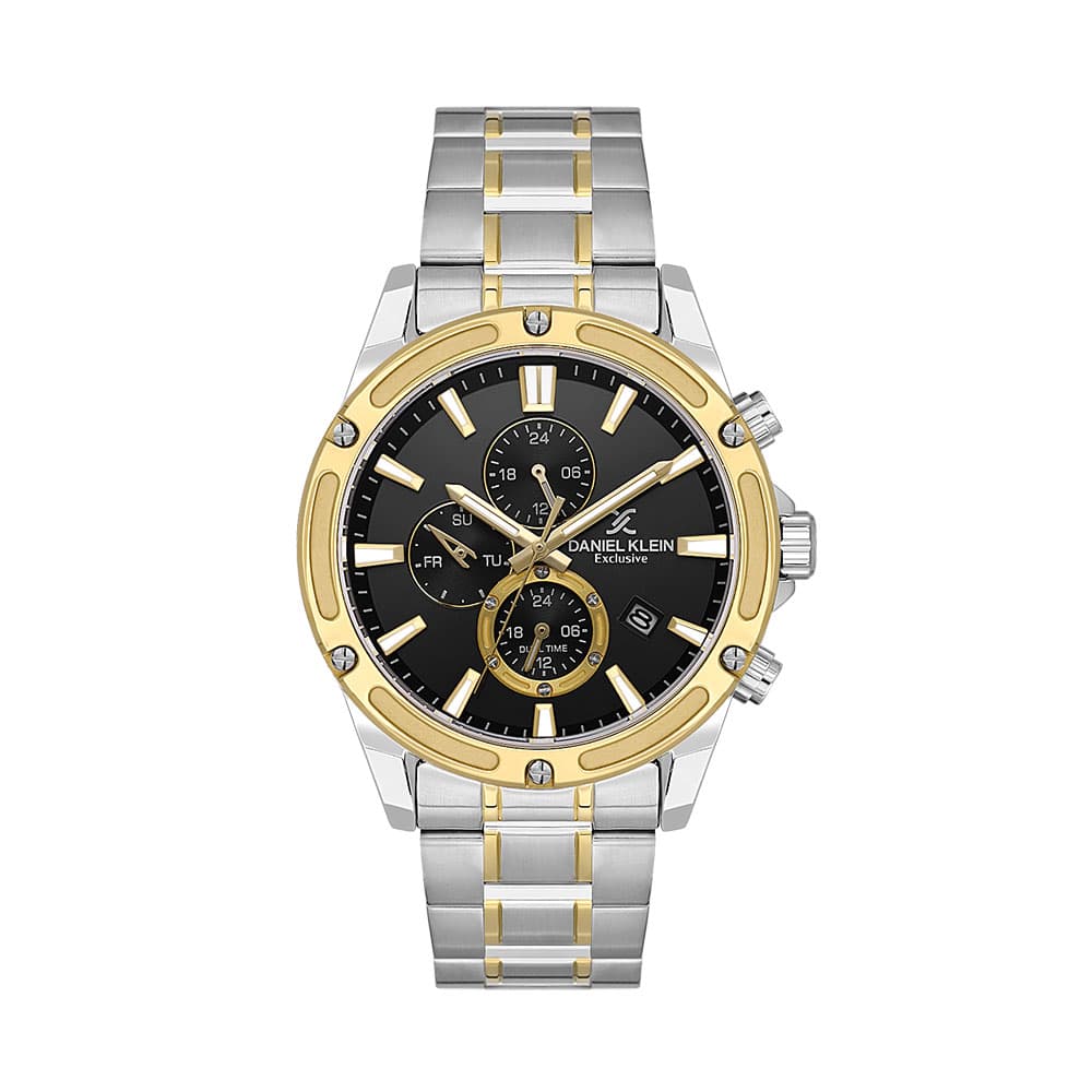 Daniel Klein Exclusive - Ceas Barbatesc Quartz Auriu DK.1.14225.4
