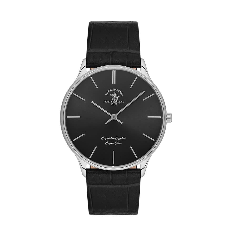 Santa Barbara Polo Noble - Ceas Barbatesc Quartz Negru SB.1.10603.2