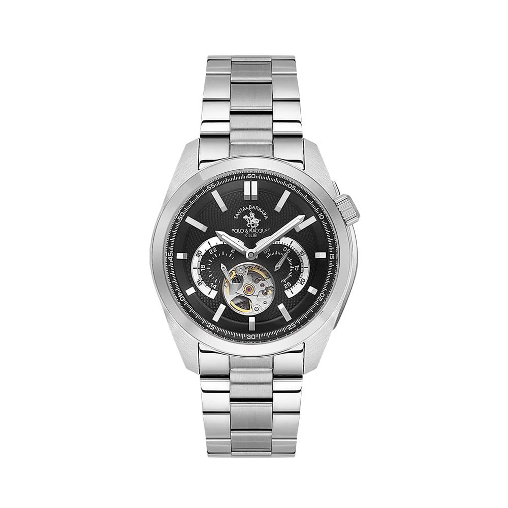 Santa Barbara Polo Luxury - Ceas Barbatesc Automatic Argintiu SB.1.10628.2