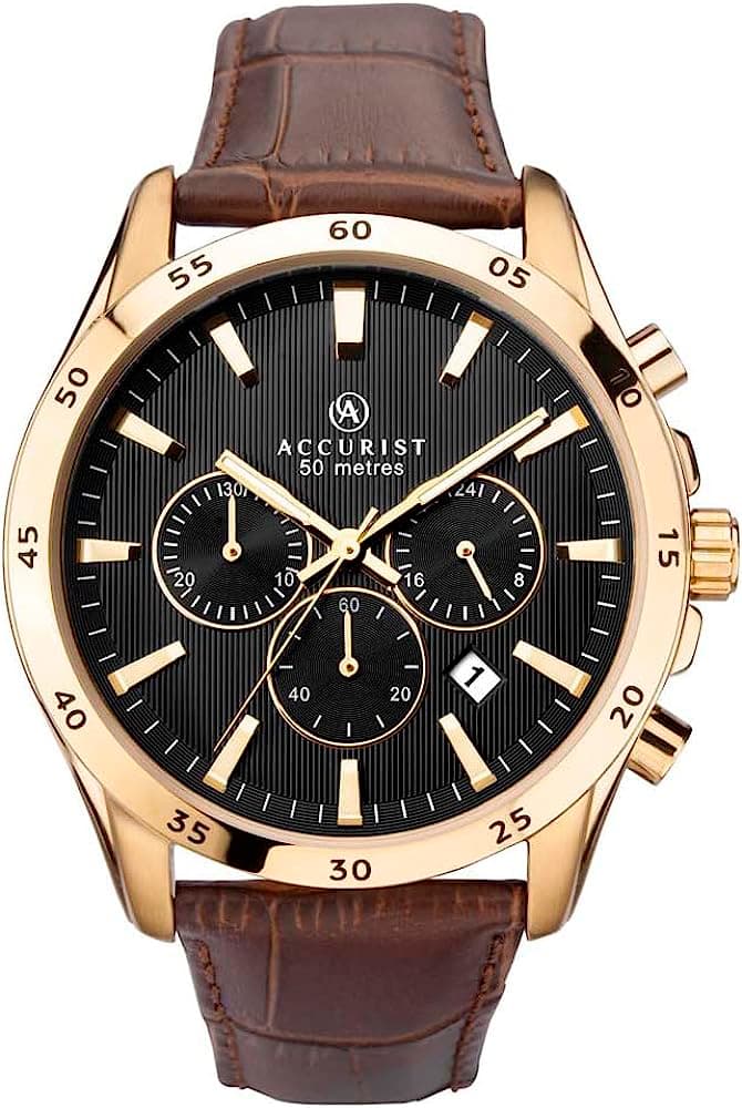 Мъжки аналогов часовник Accurist Chronograph - A-MS644